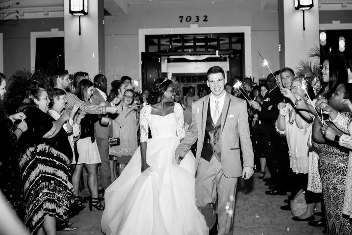 Wedding ceremony décor and floral design by Blush & Bash Event Co. in North Carolina